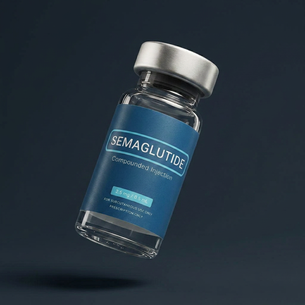 Semaglutide, Compounded injection product mockup